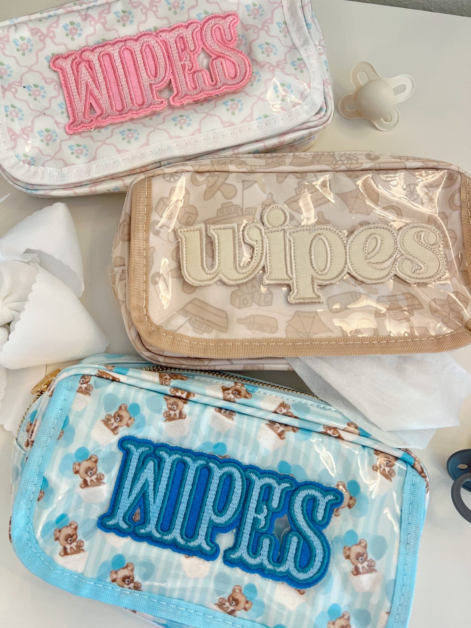 KenzKustomz Wipes Pouch - Clear Coat Bag