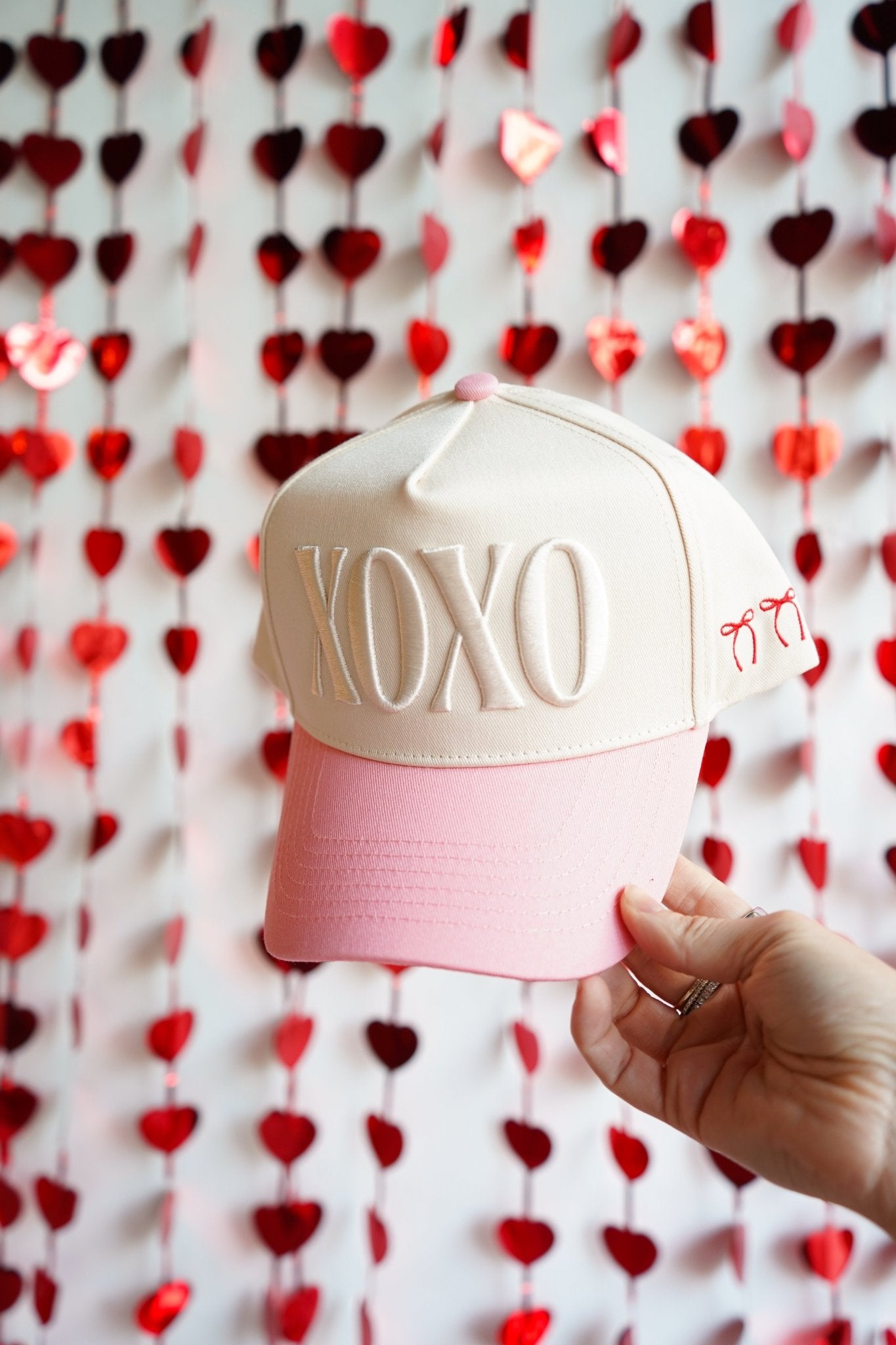 KenzKustomz XOXO - Pink Vintage Hat
