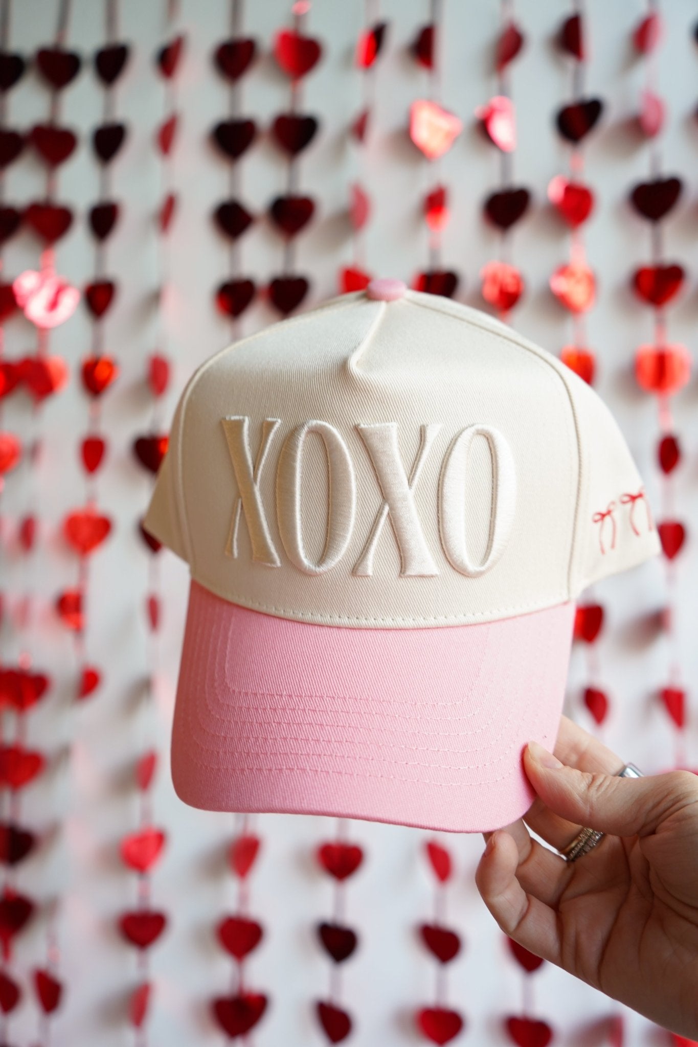 KenzKustomz XOXO - Pink Vintage Hat