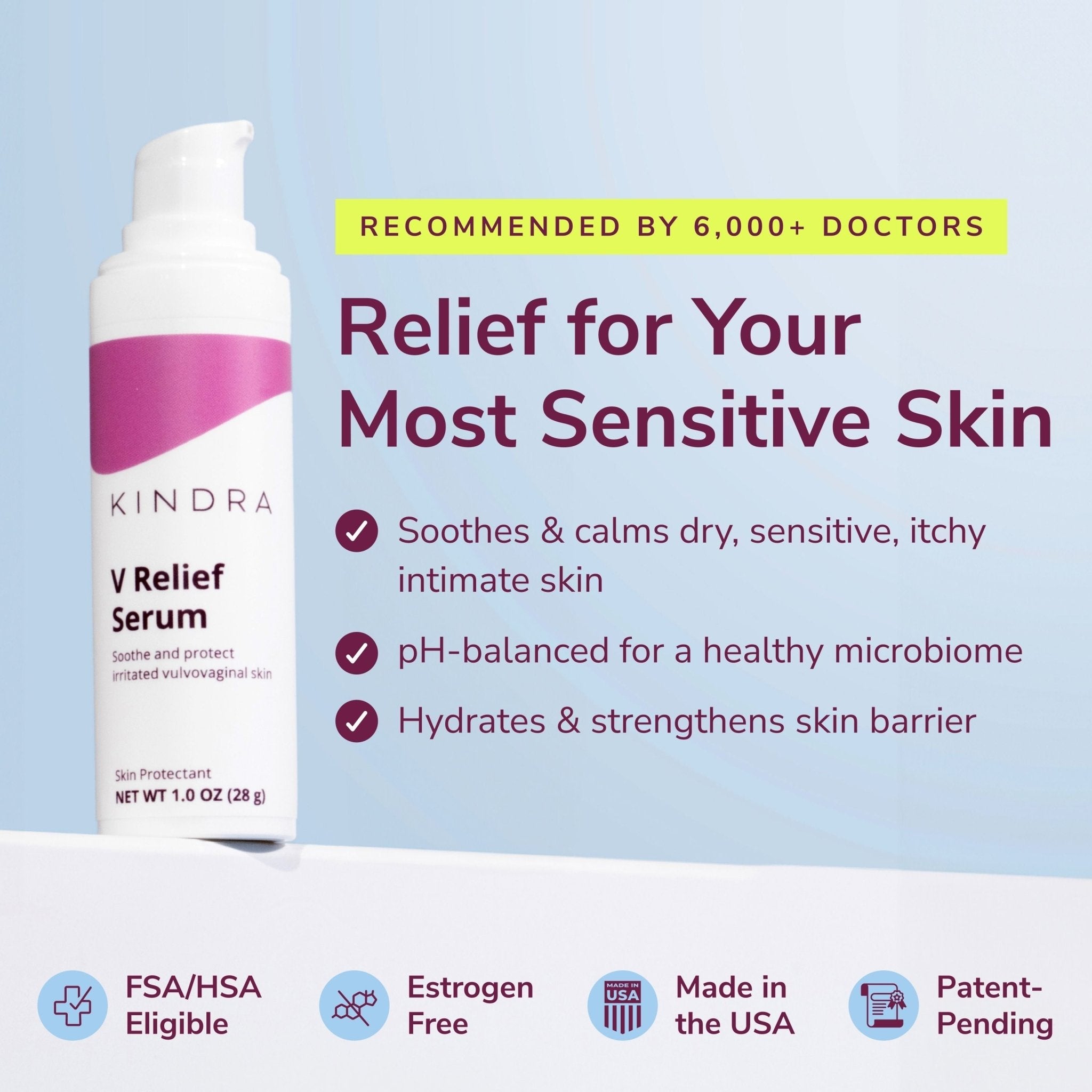Kindra V Relief Serum