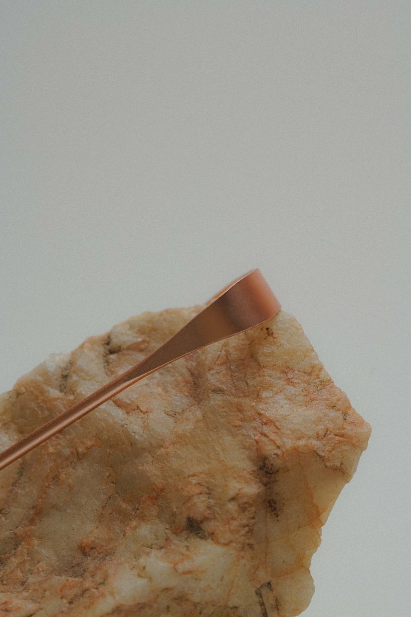 KÖPPEN Pure Copper Tongue Scraper | Fresh Breath & Enhanced Taste