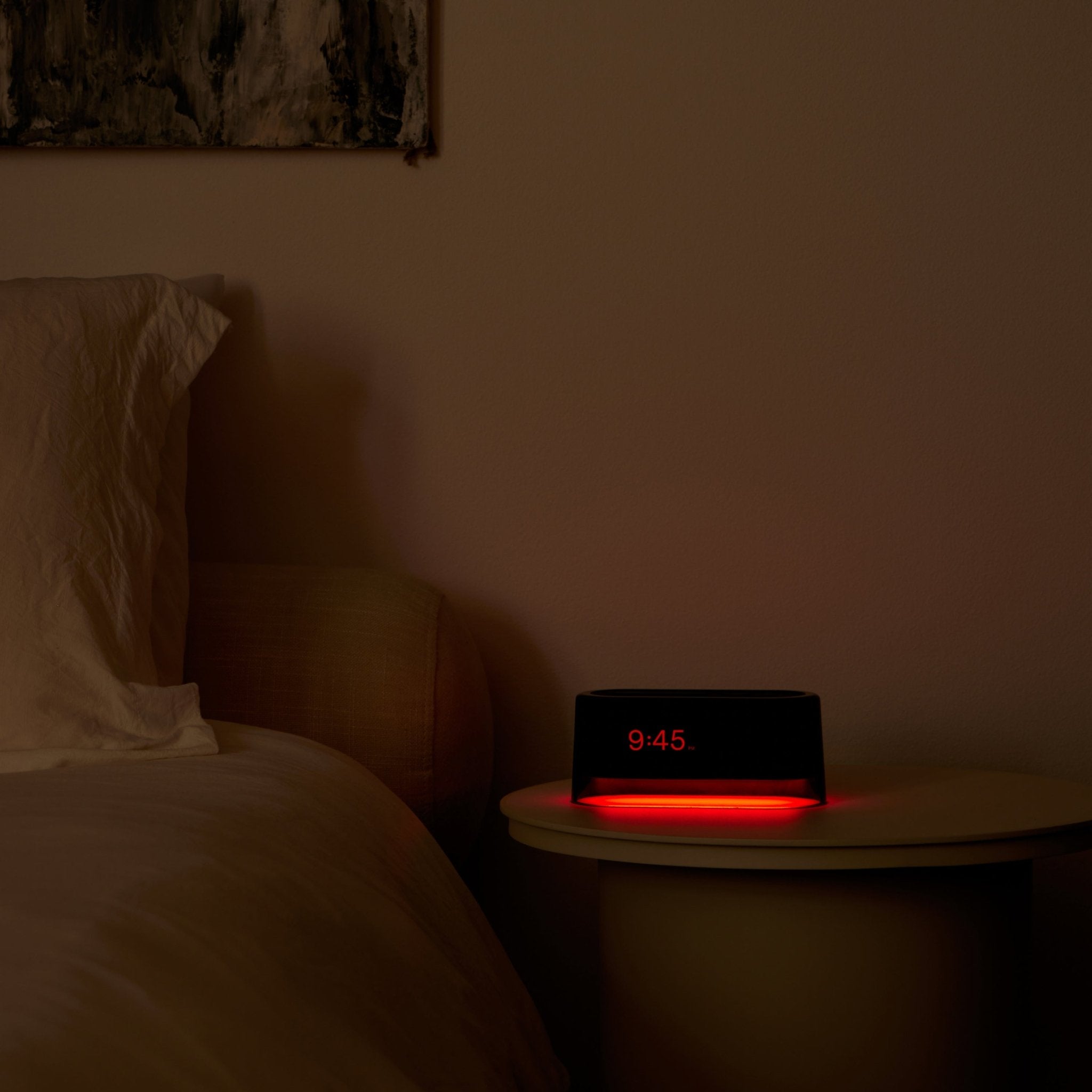 Loftie Red Shell Loftie Clock