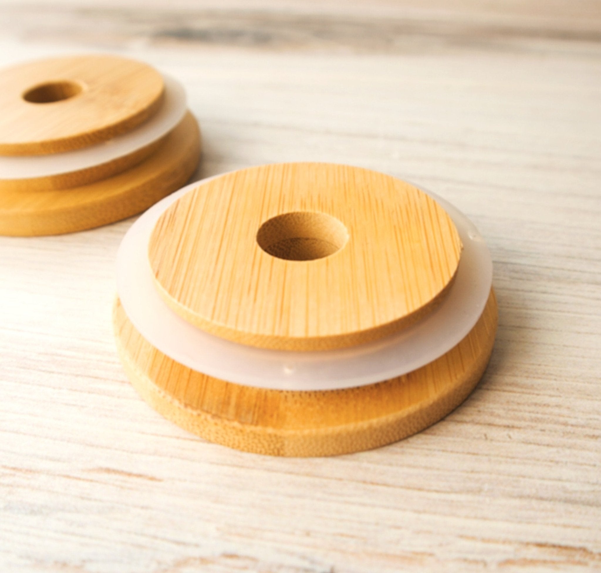 Love of Earth Co. Bamboo Lid w/ Straw Hole