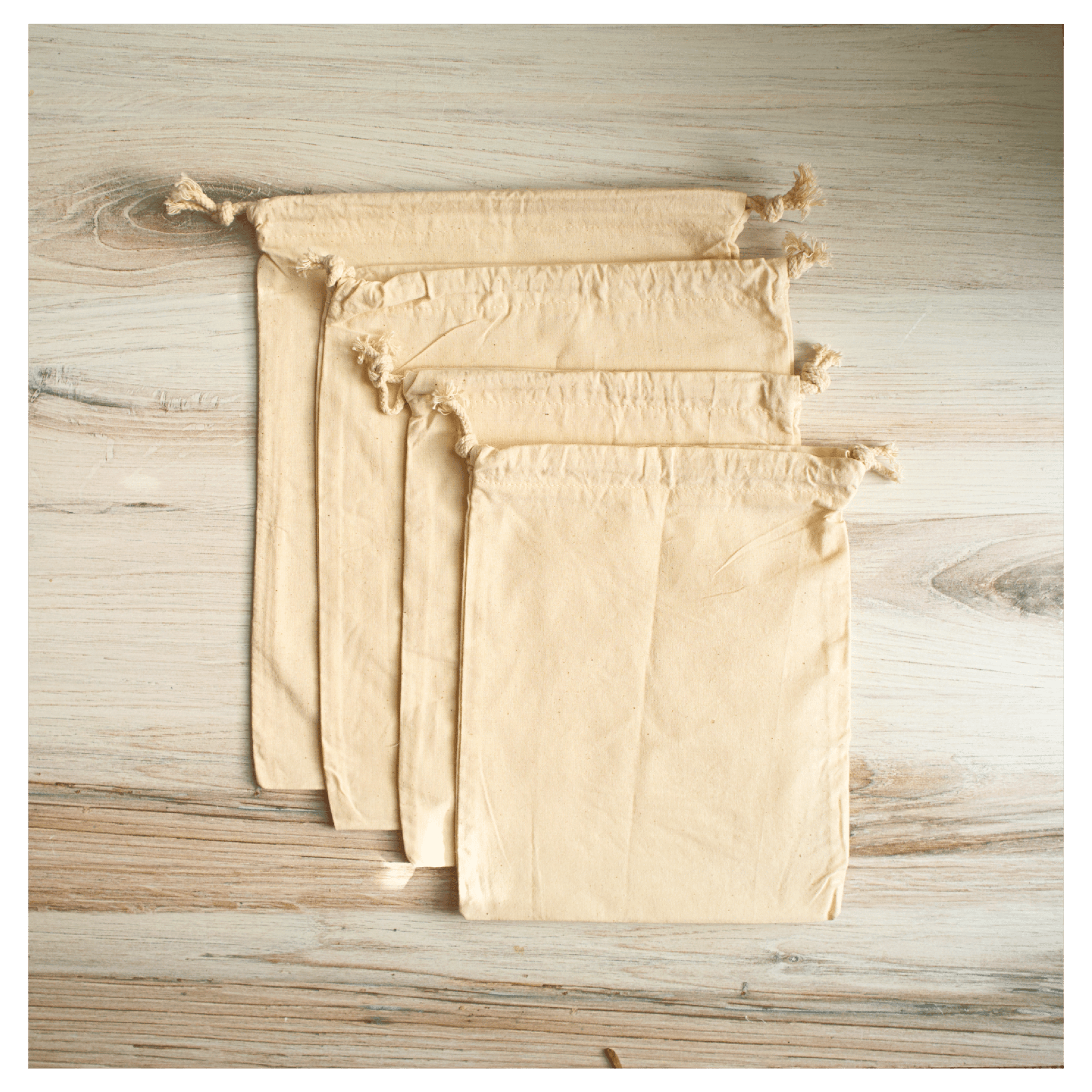 Love of Earth Co. Cotton Produce Bags (Set of 4)