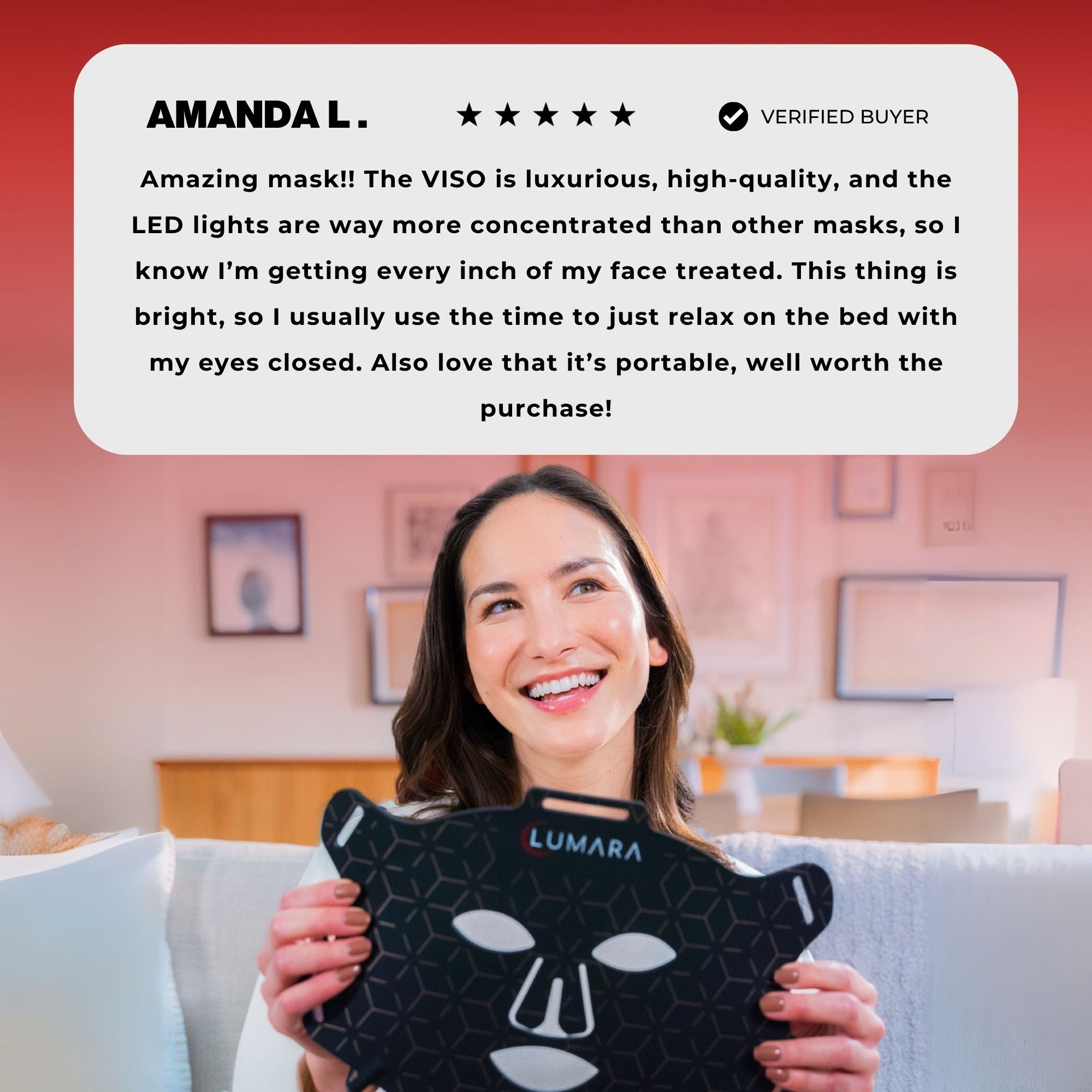 Lumara VISO - Anti - Aging Red Light Mask