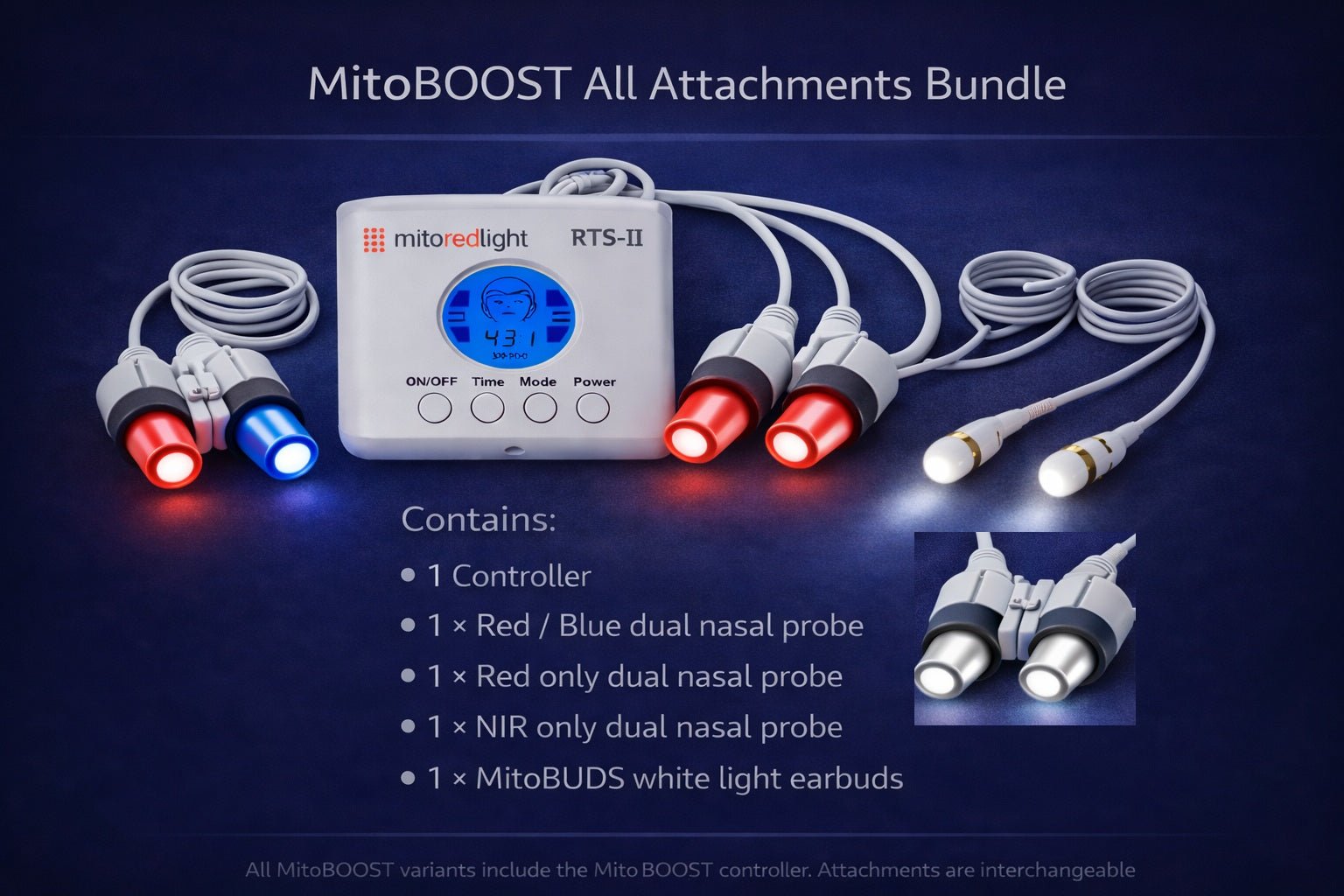 Mito Red Light MitoBOOST™ - Intranasal Device System | Sinus Health, Immune Support, Brain Health