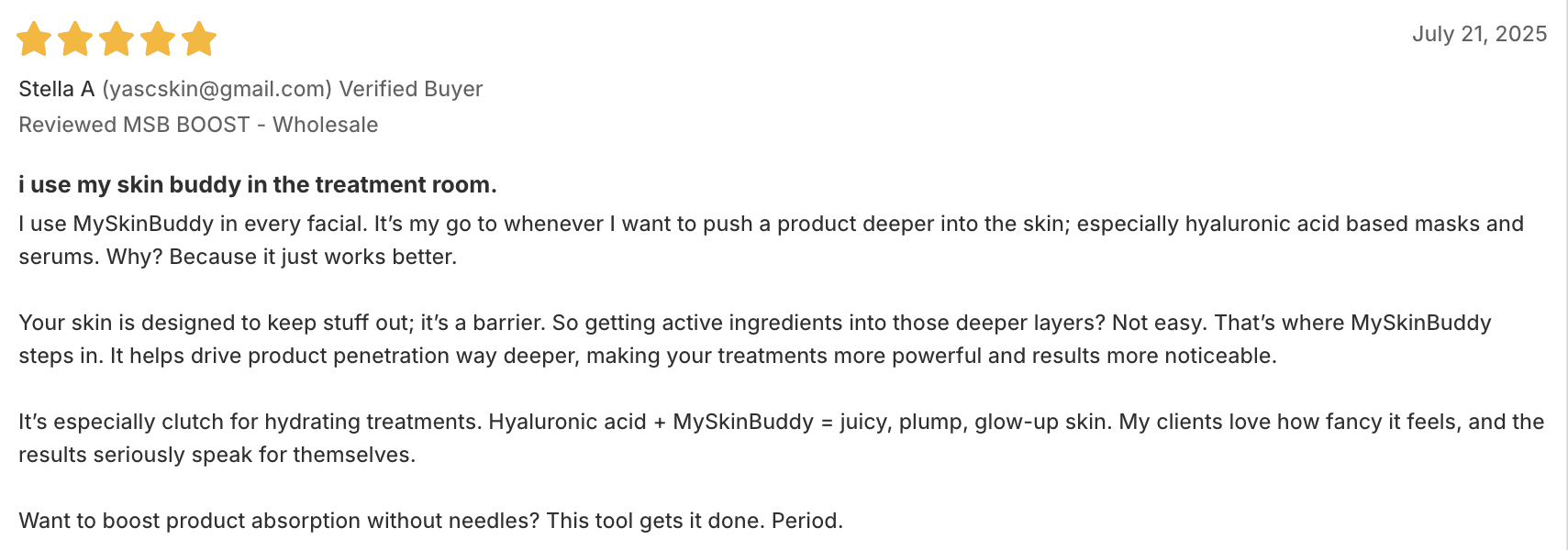 MYSKINBUDDY BOOST WHITE