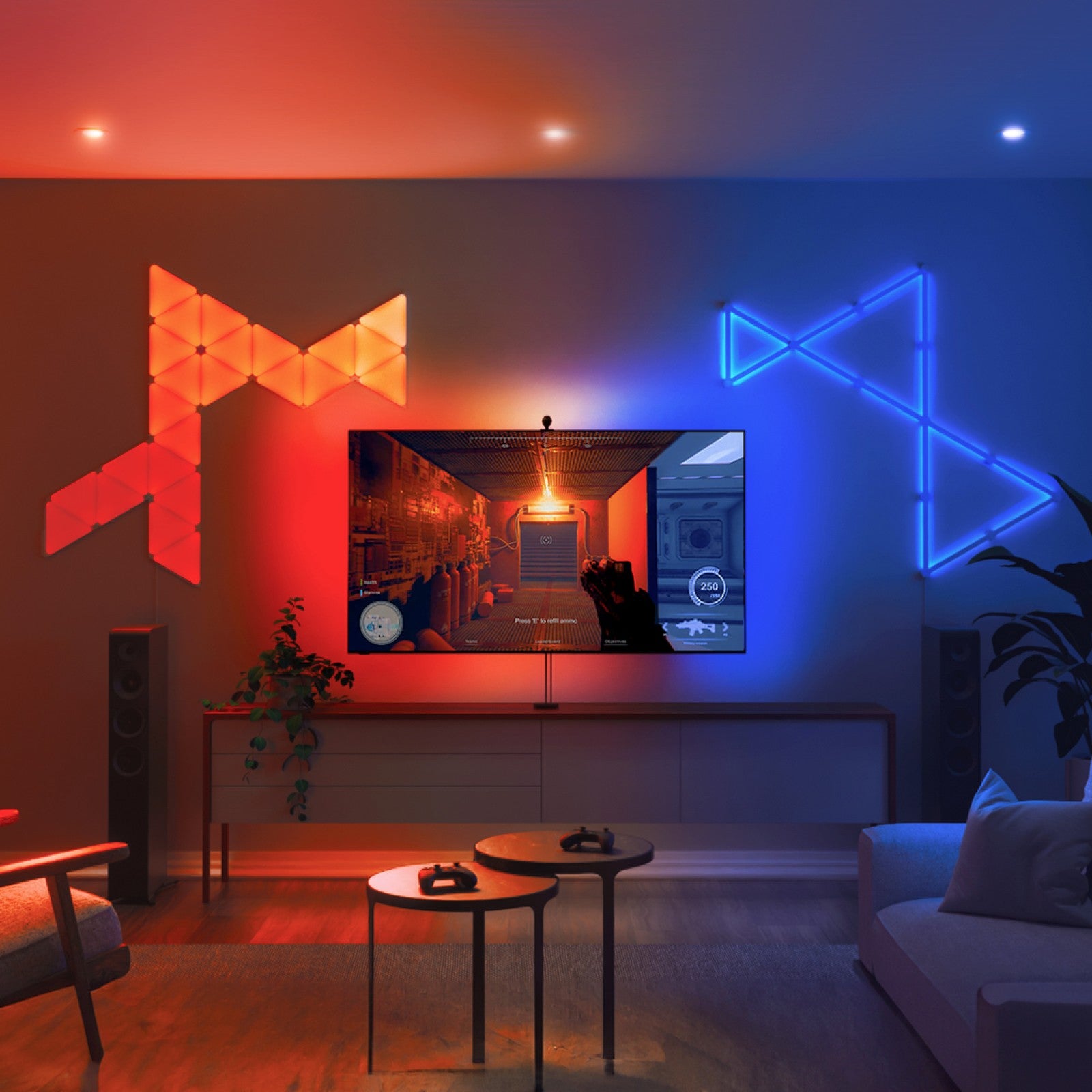 Nanoleaf Shop USA Nanoleaf 4D Screen Mirror + Lightstrip Kit (TVs & Monitors up to 65")