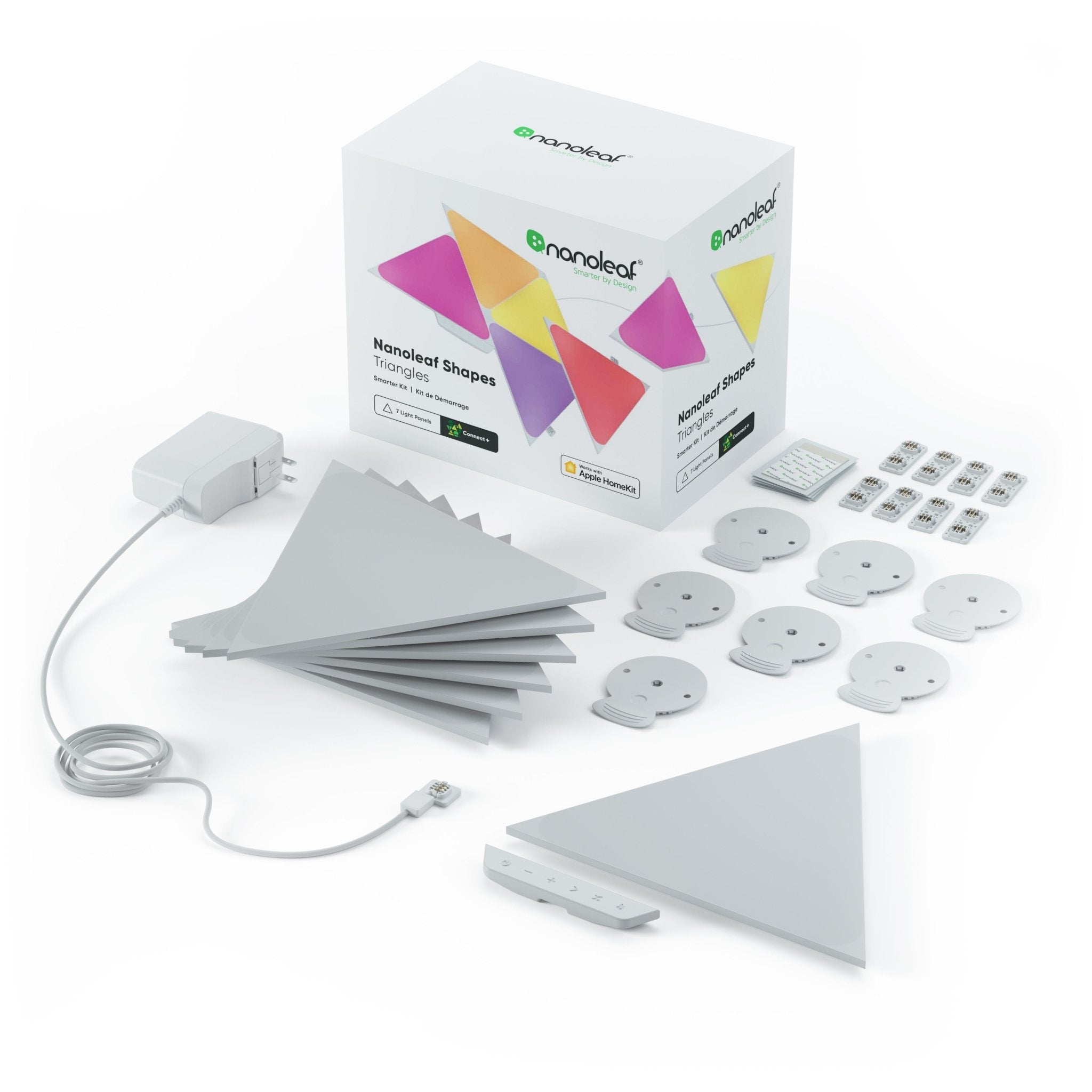 Nanoleaf Shop USA Shapes Triangles Smarter Kit (7 Panels)