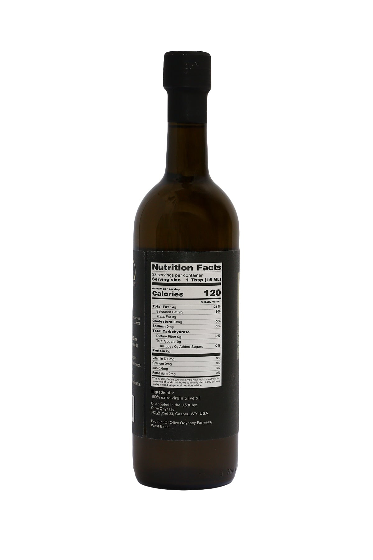 Olive Odyssey Nazareth's Suri Extracted Olive Oil - Green and Fruity [2024 Harvest]