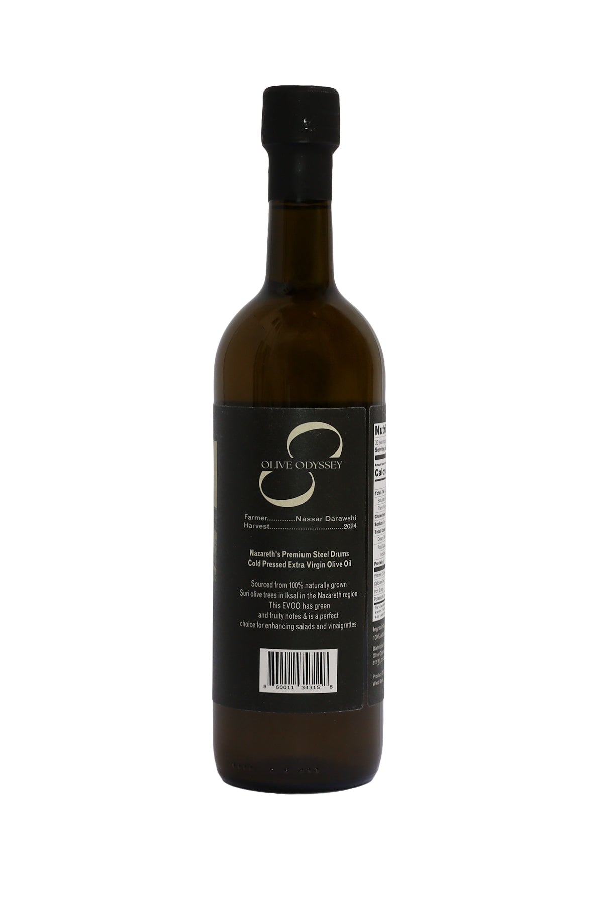Olive Odyssey Nazareth's Suri Extracted Olive Oil - Green and Fruity [2024 Harvest]