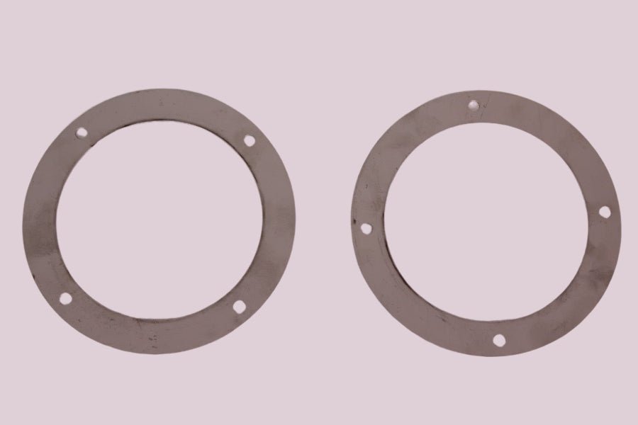 North Shore Sauna Stainless ring for 4" chimney