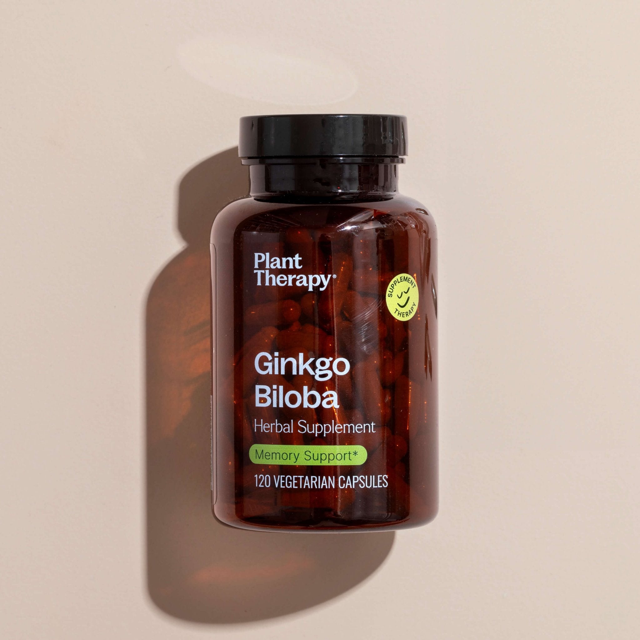 Plant Therapy Ginkgo Biloba Herbal Supplement - 120 Capsules