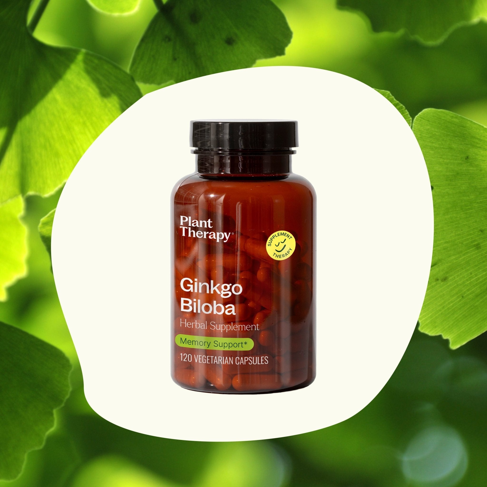 Plant Therapy Ginkgo Biloba Herbal Supplement - 120 Capsules