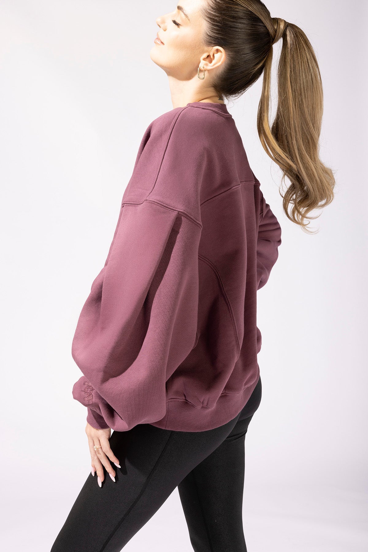 POPFLEX® Brunch Sweater - Merlot