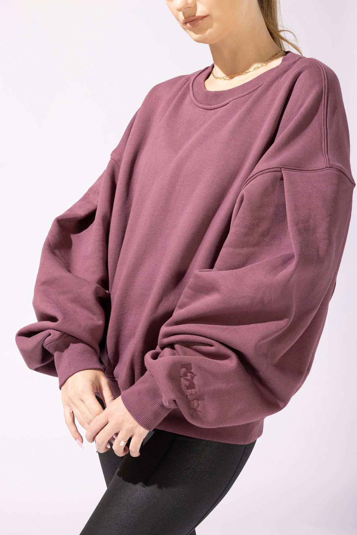 POPFLEX® Brunch Sweater - Merlot