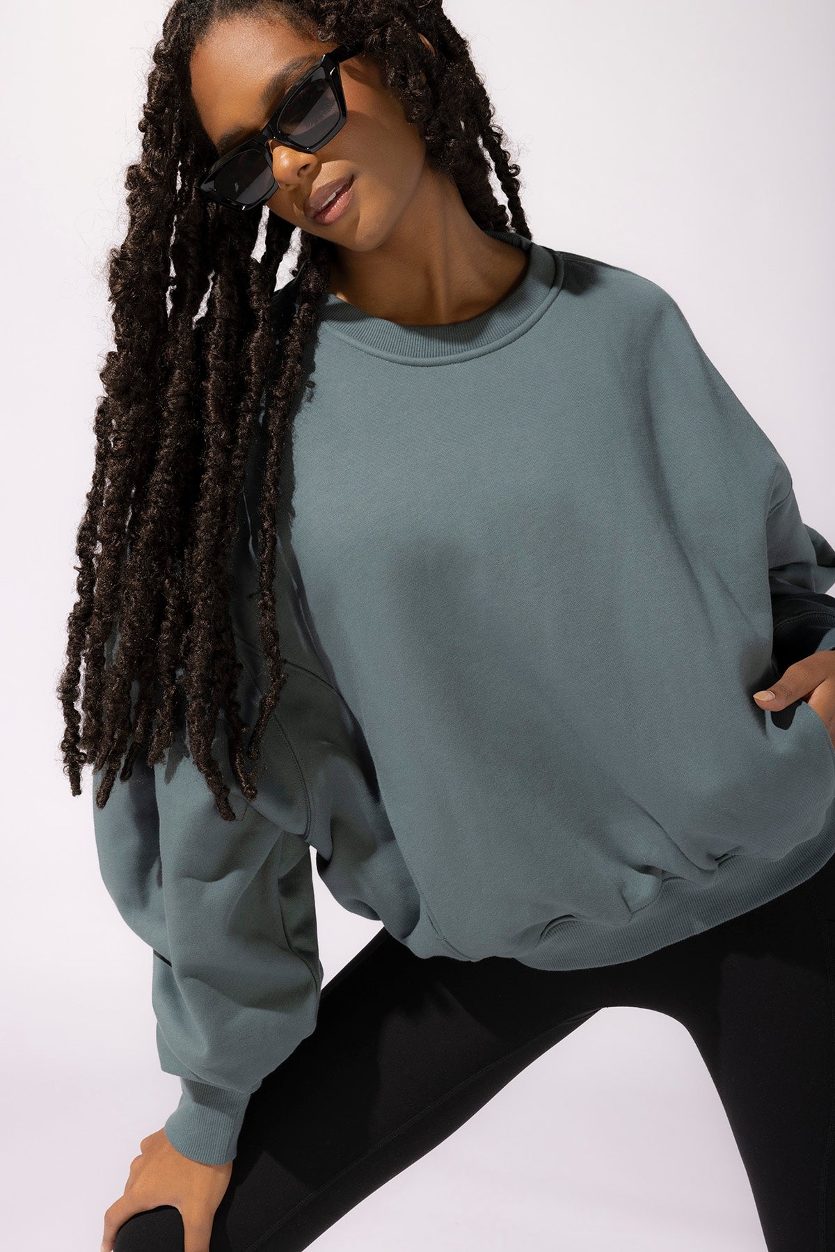 POPFLEX® Brunch Sweater - Teal