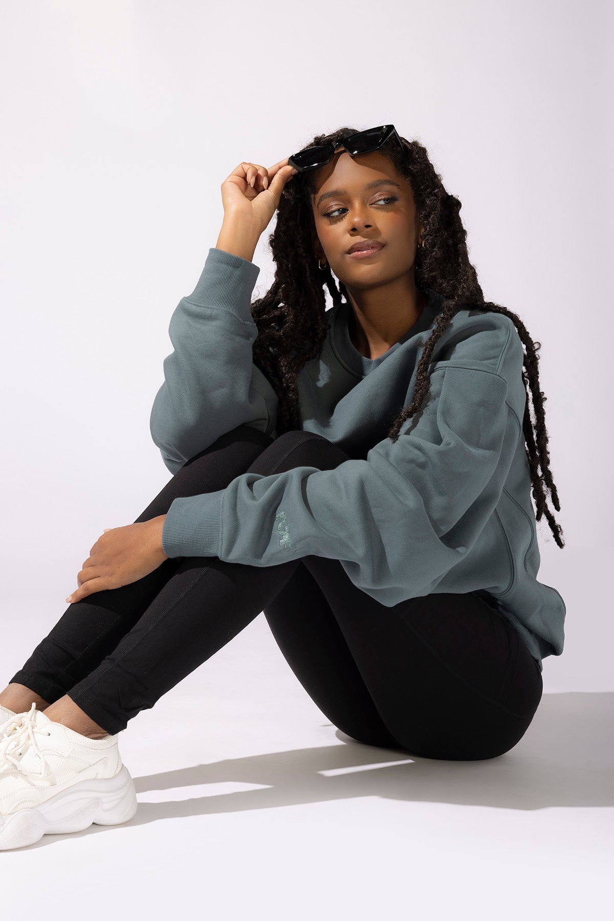 POPFLEX® Brunch Sweater - Teal