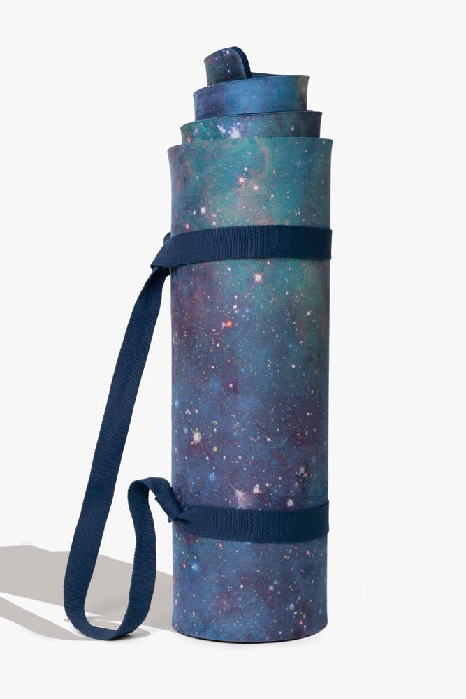 POPFLEX® CloudCushion Vegan Suede Yoga Mat - Cool Cosmos 0.5" Thick