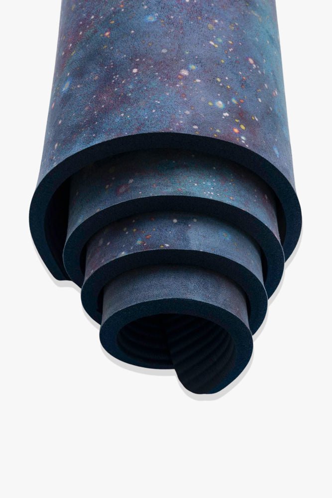 POPFLEX® CloudCushion Vegan Suede Yoga Mat - Cool Cosmos 0.5" Thick