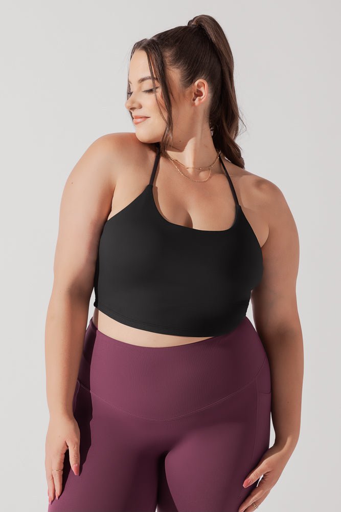 POPFLEX® Flexy Crop Top - Black
