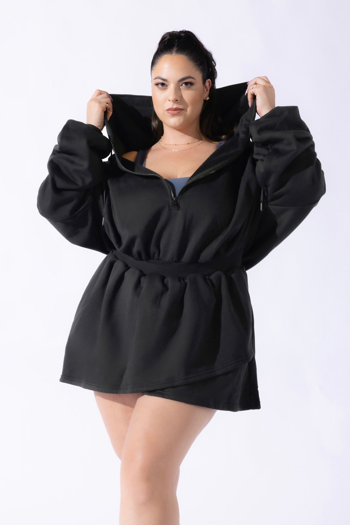 POPFLEX® Game Day Dress - Black