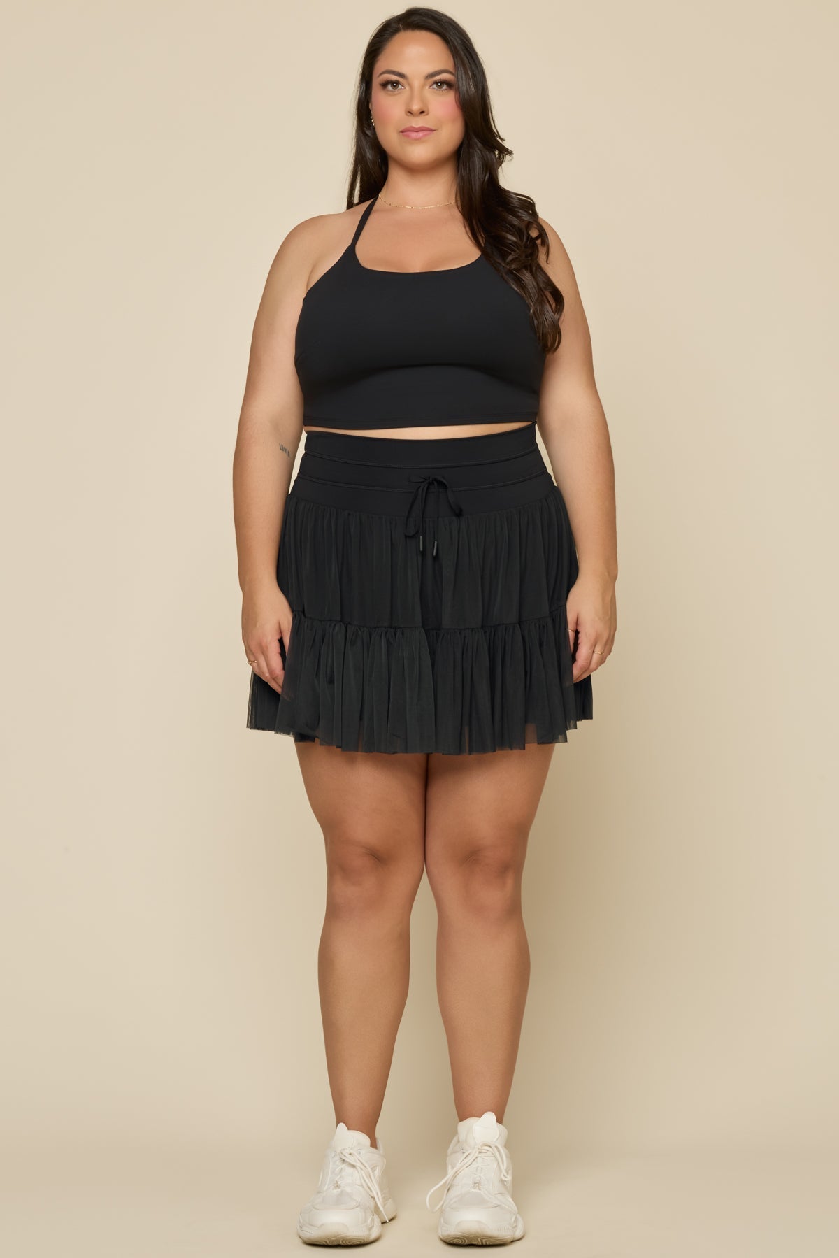 POPFLEX® Pirouette Skort - Black