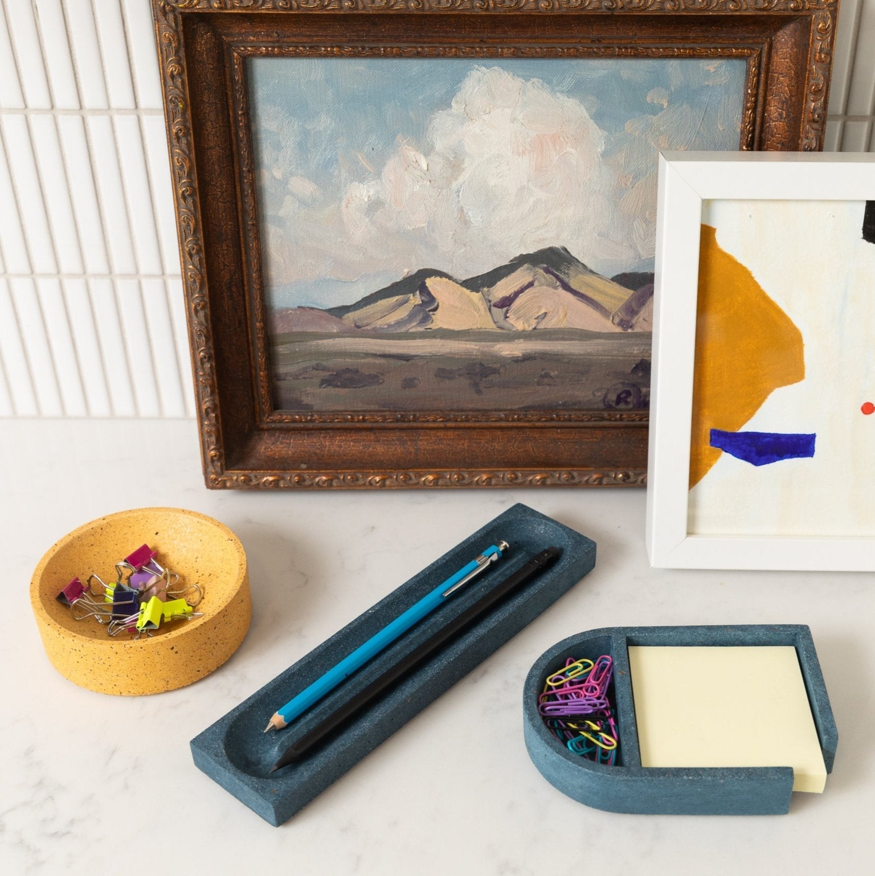 Pretti.Cool 4" Catch - All | Marigold Terrazzo