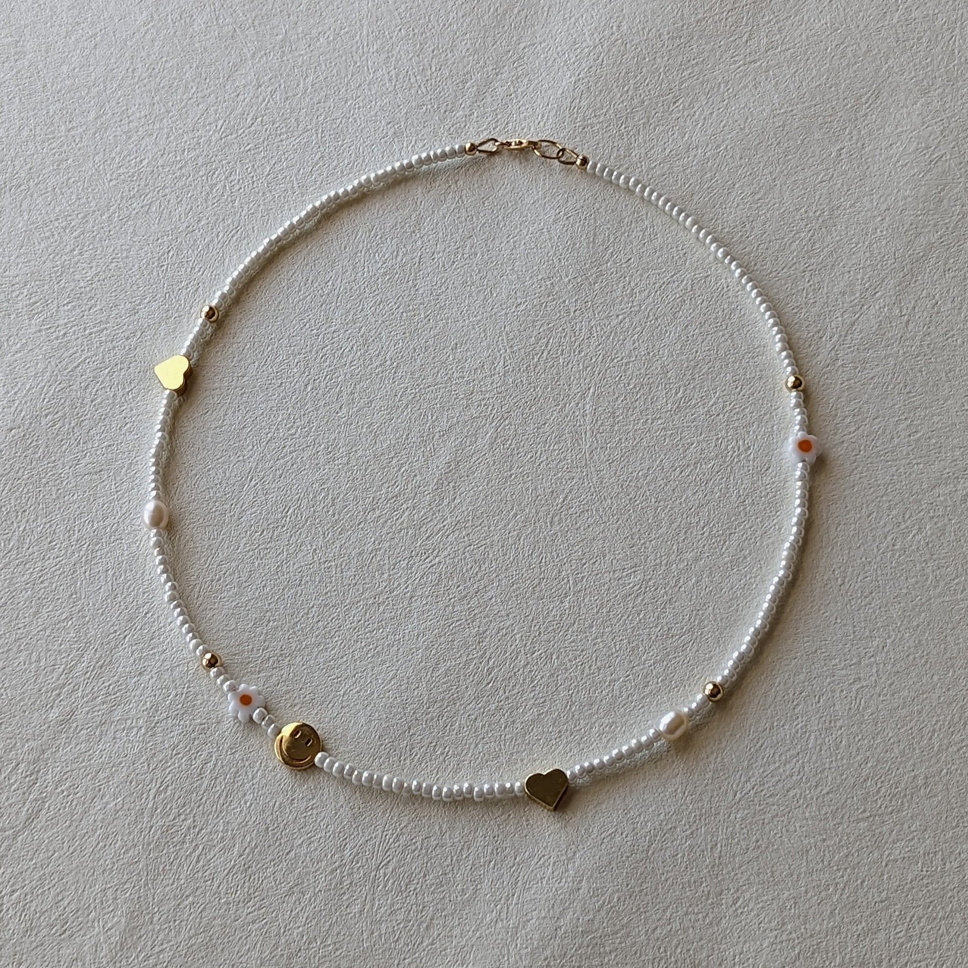 Pretti.Cool Beaded Charm Necklace