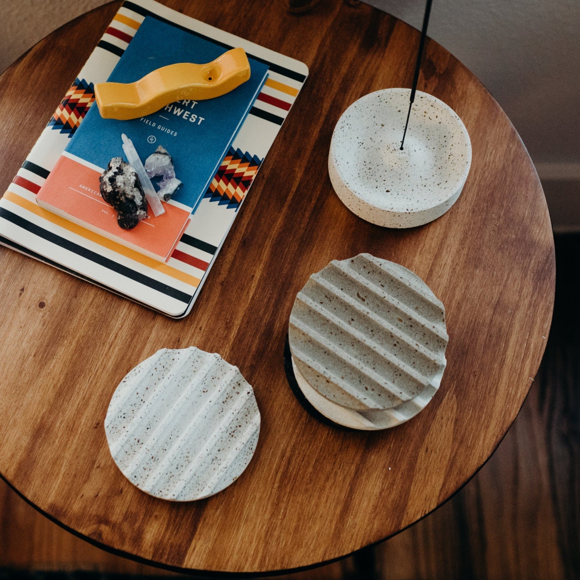 Pretti.Cool Coaster Set | Terrazzo Grey Scale