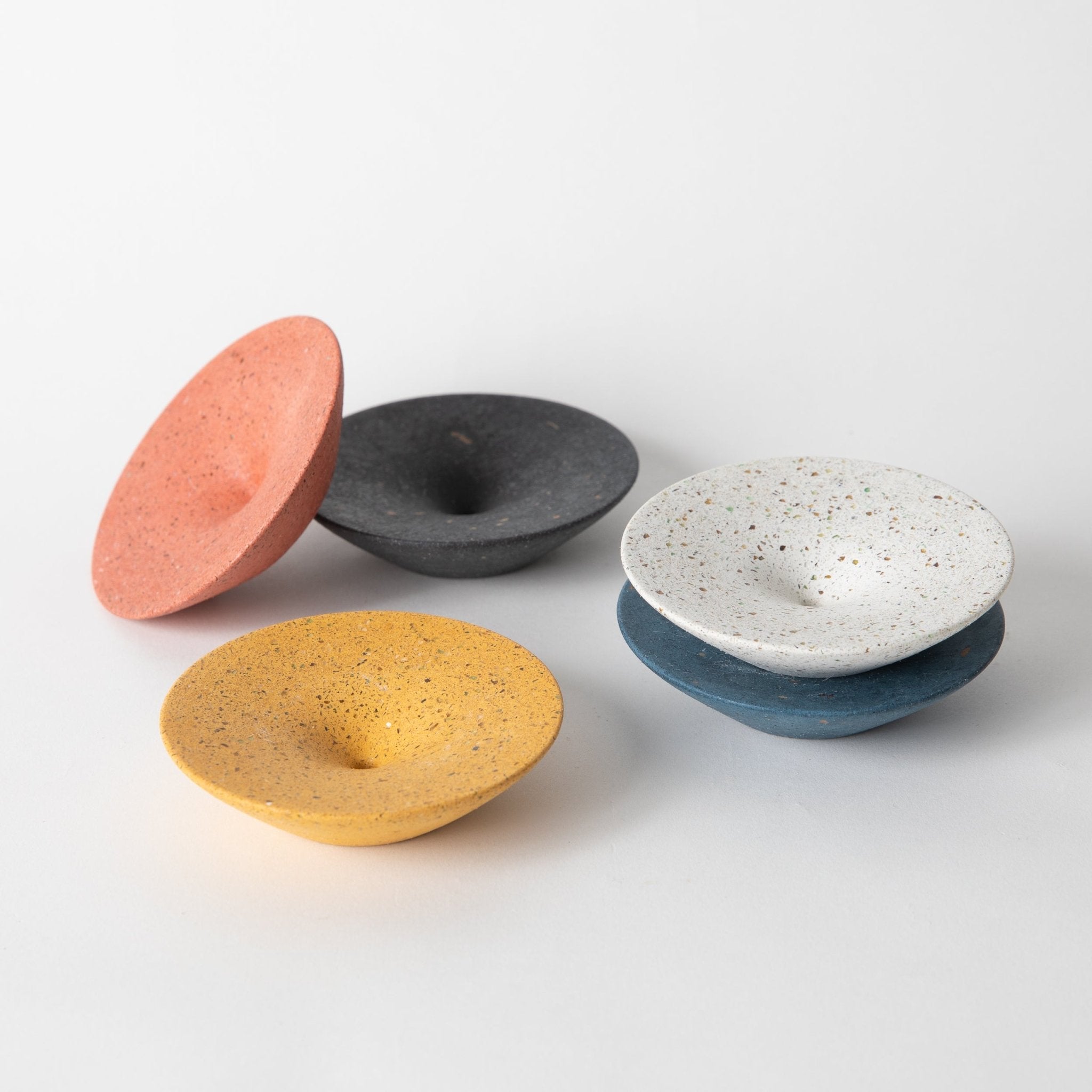 Pretti.Cool Dimple Wall Hook, Medium | Cobalt Terrazzo