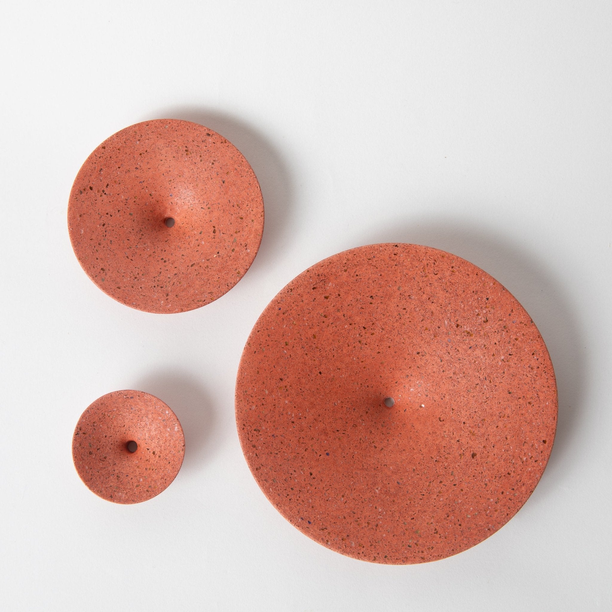 Pretti.Cool Dimple Wall Hook, Small | Coral Terrazzo
