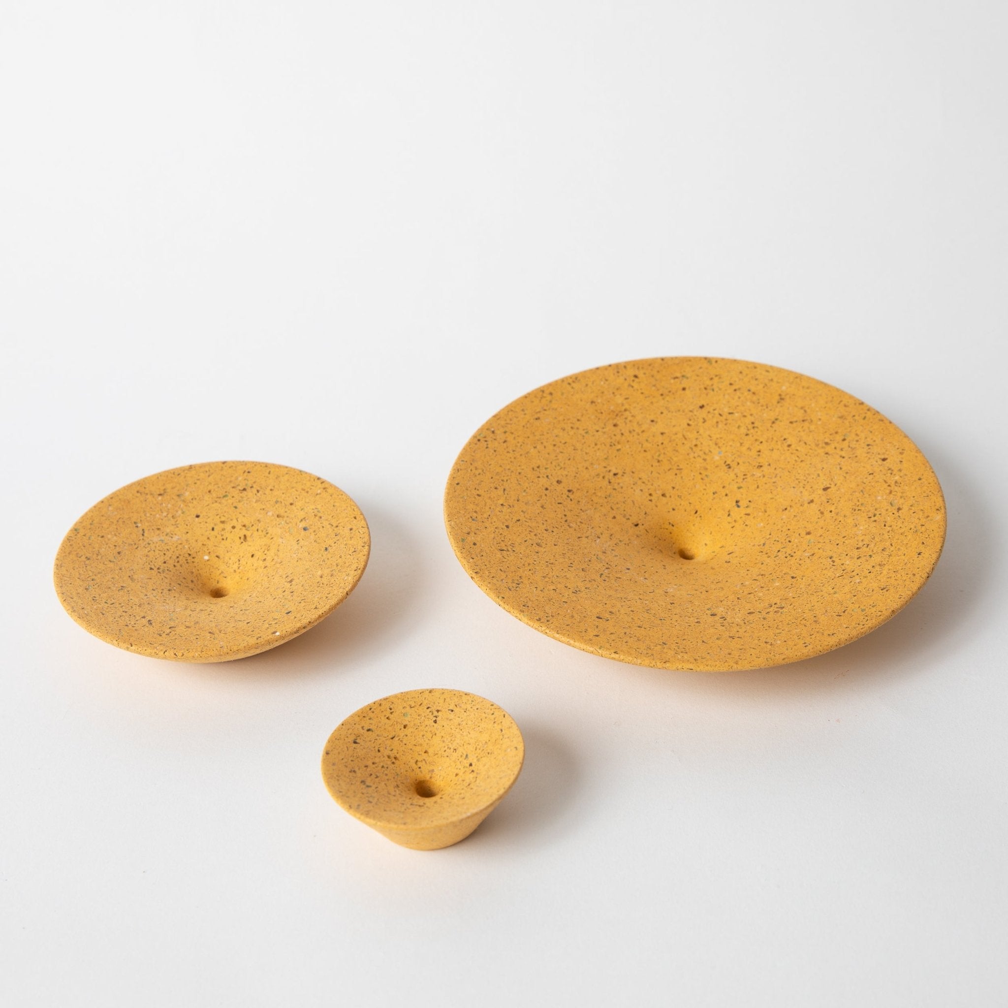 Pretti.Cool Dimple Wall Hook, Small | Marigold Terrazzo