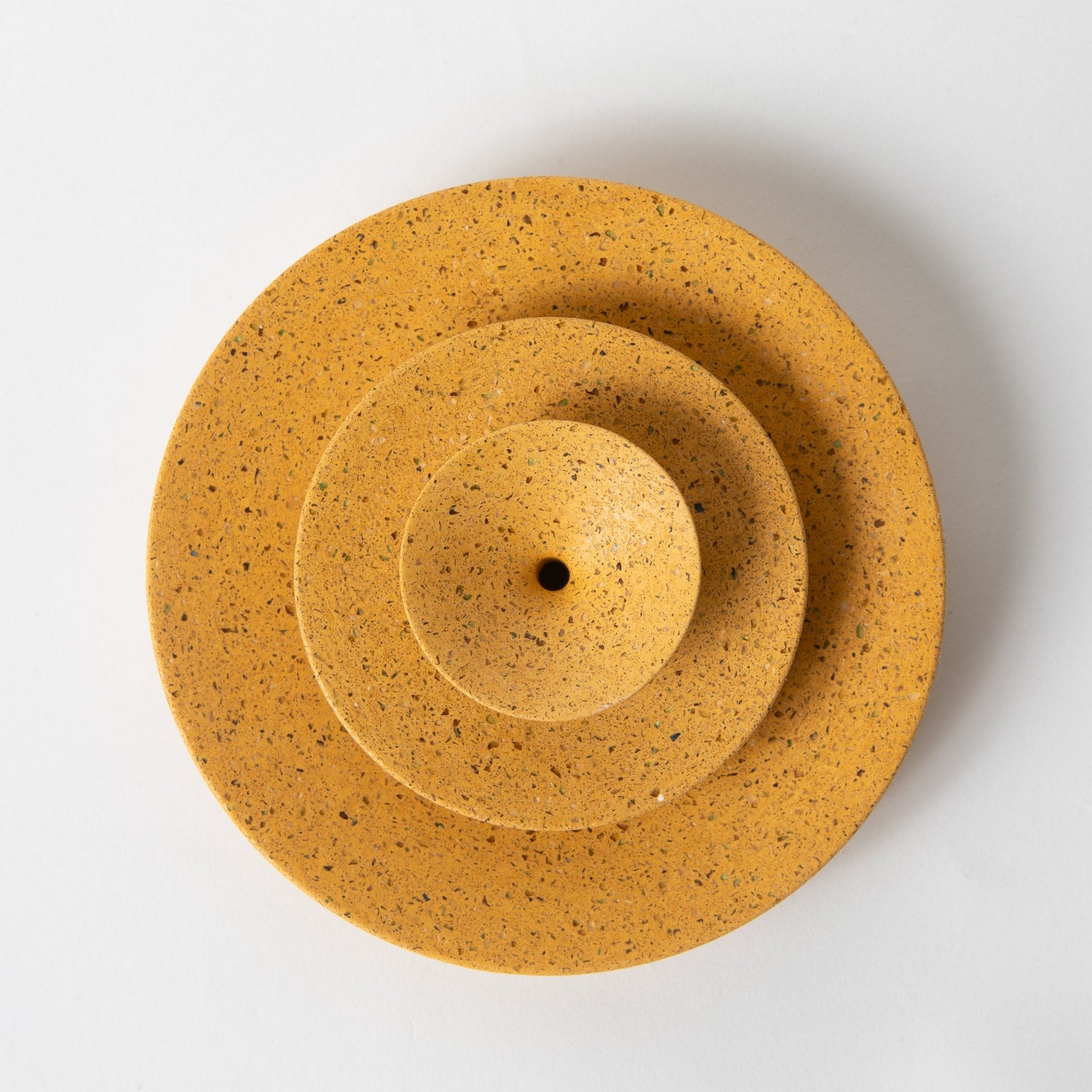 Pretti.Cool Dimple Wall Hook, Small | Marigold Terrazzo