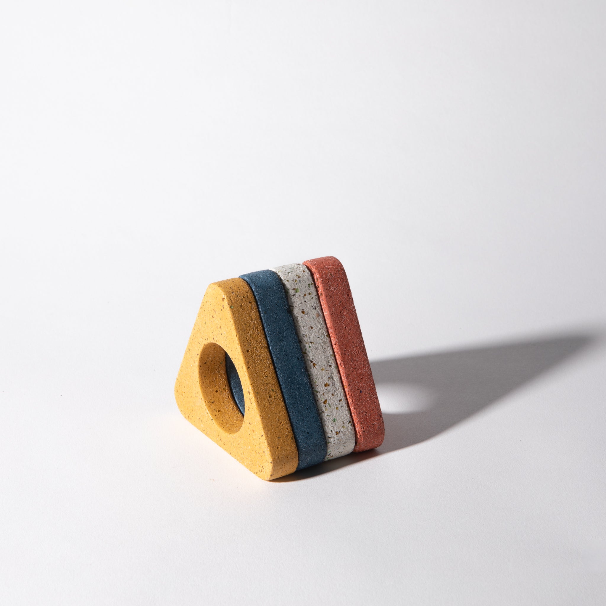 Pretti.Cool Napkin Ring Set | Terrazzo Primaries