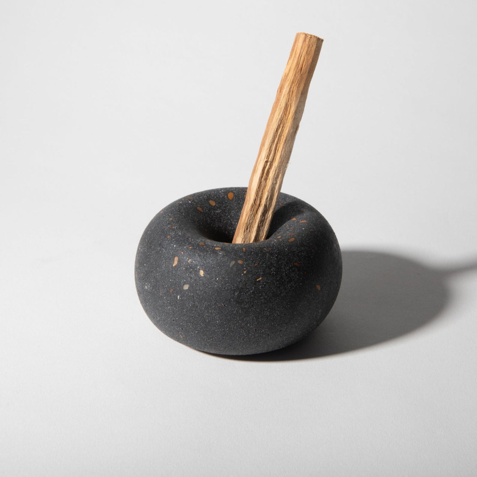 Pretti.Cool Palo Santo / Toothpick / Matchstick Holder | Black Terrazzo