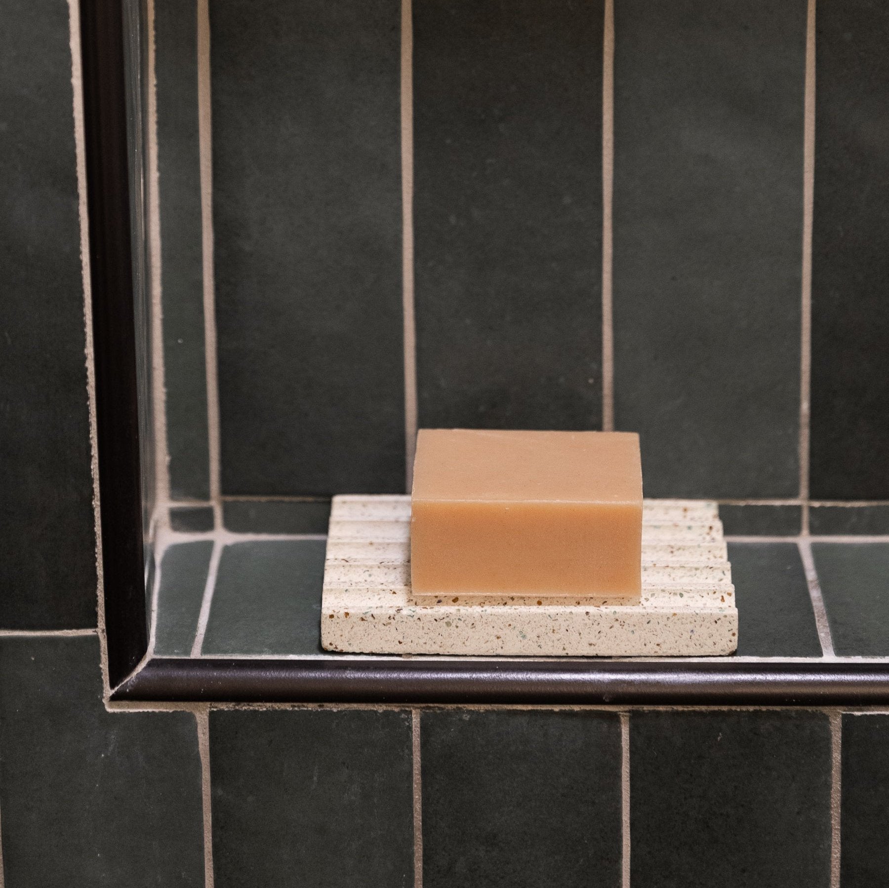 Soap Dish | White Terrazzo - Thumbnail 4