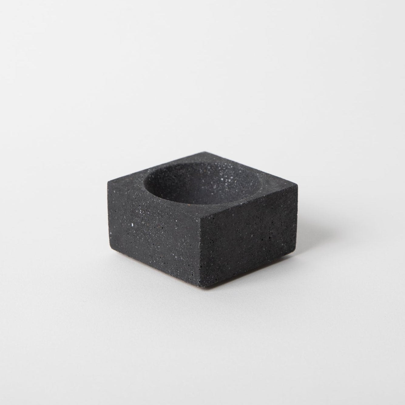 Pretti.Cool Square Incense Holder | Black Terrazzo