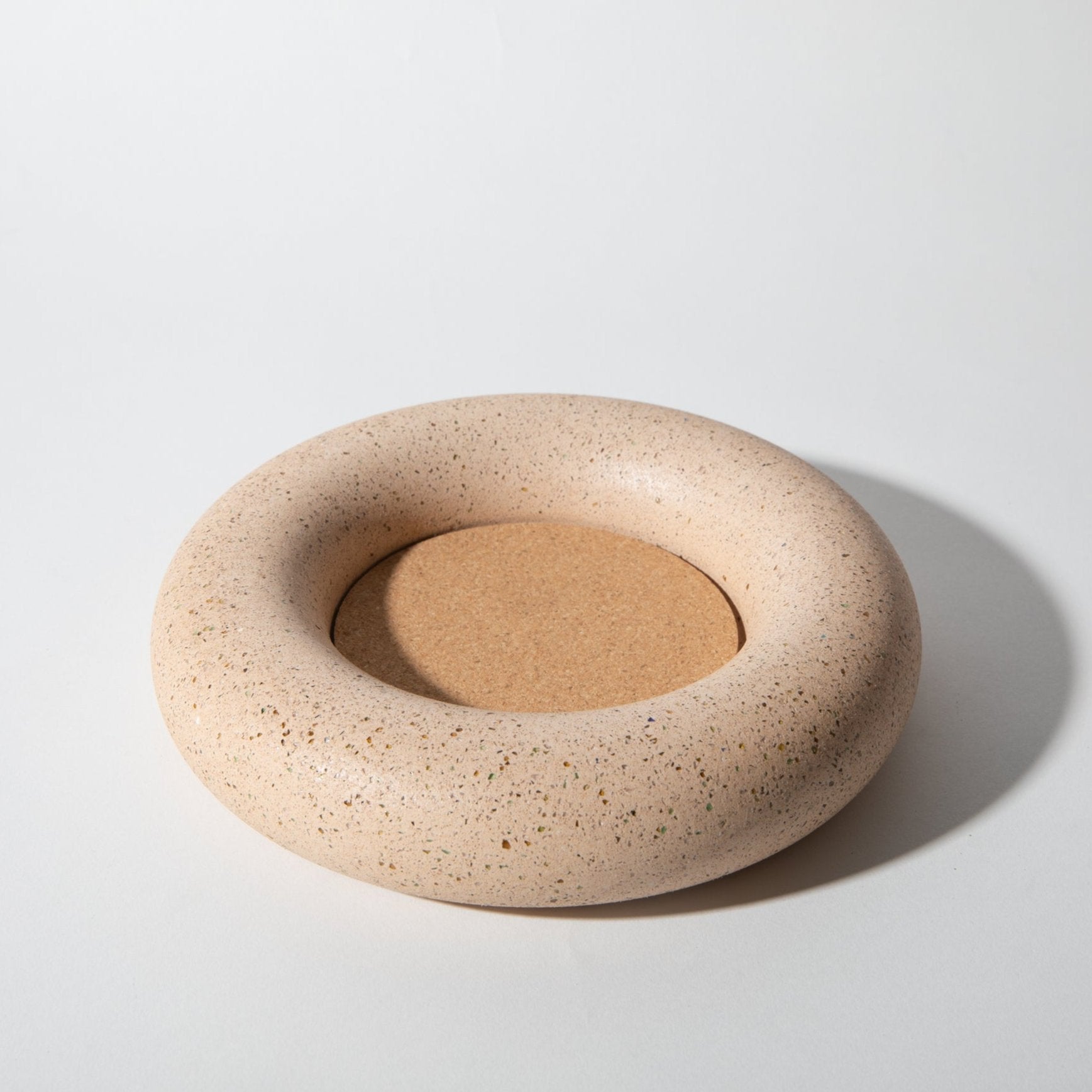 Pretti.Cool Wine Bottle Coaster | Peach Terrazzo