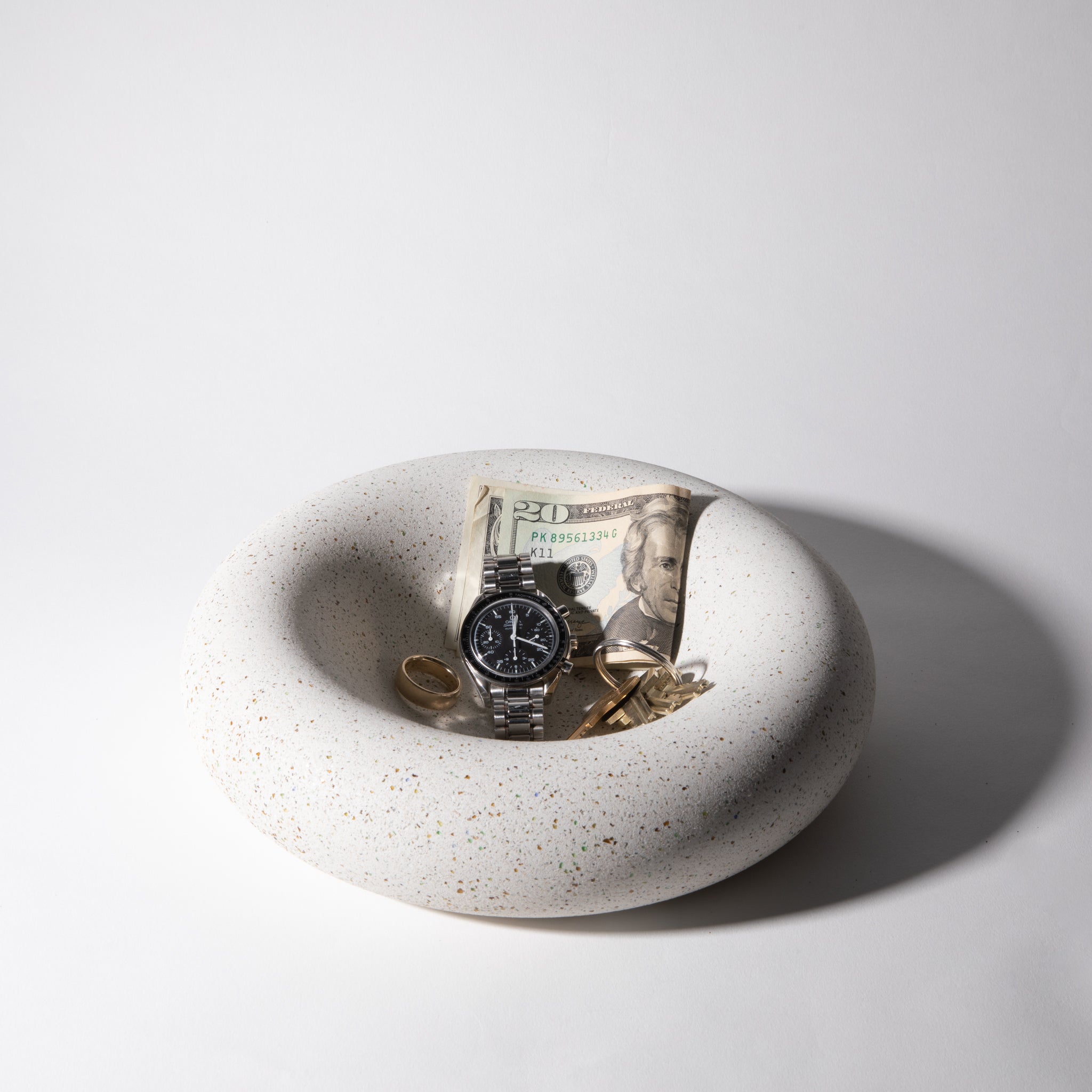 Pretti.Cool Bubble Catch All (Large) | White Terrazzo