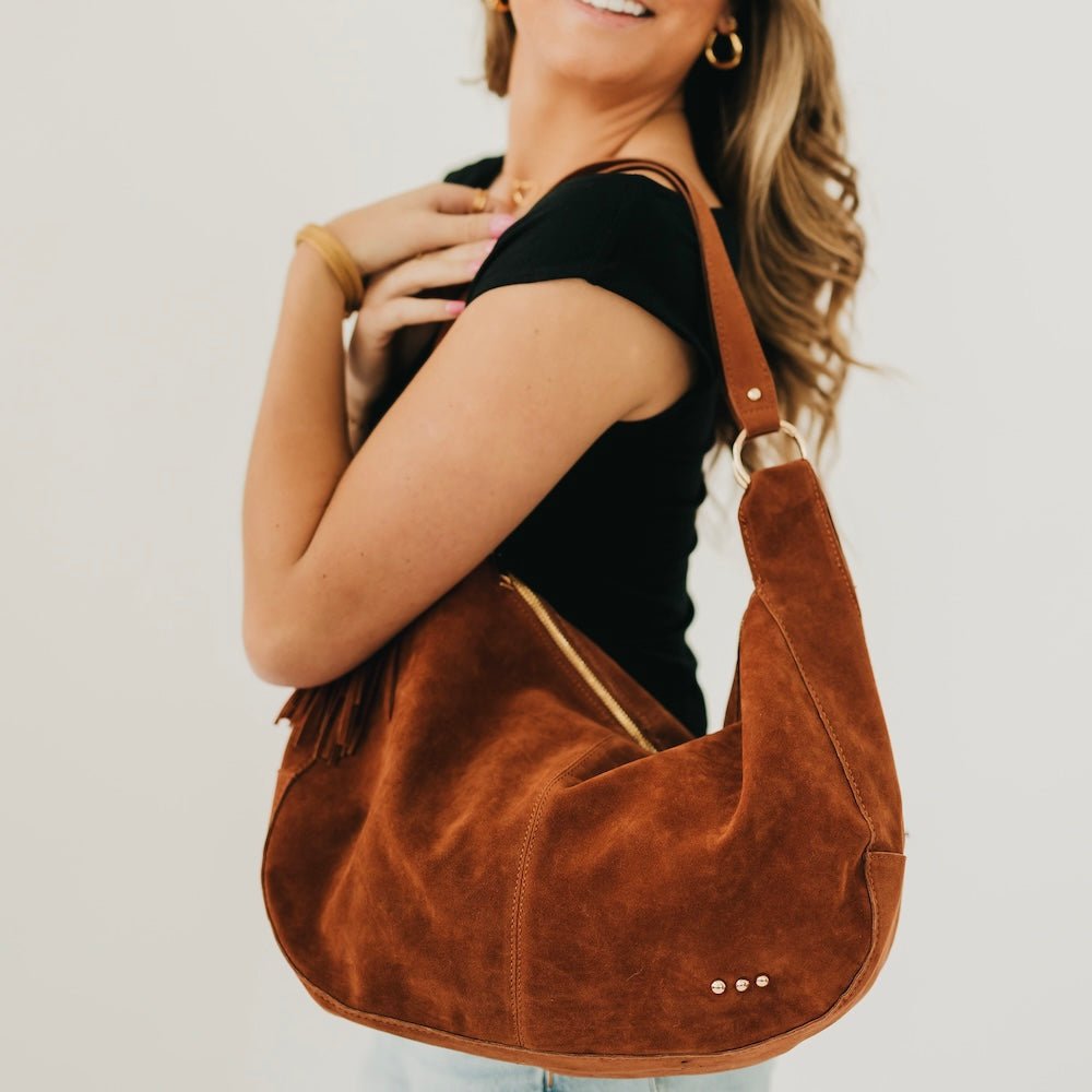 Pretty Simple Hazel Hobo Shoulder Bag with Tassel