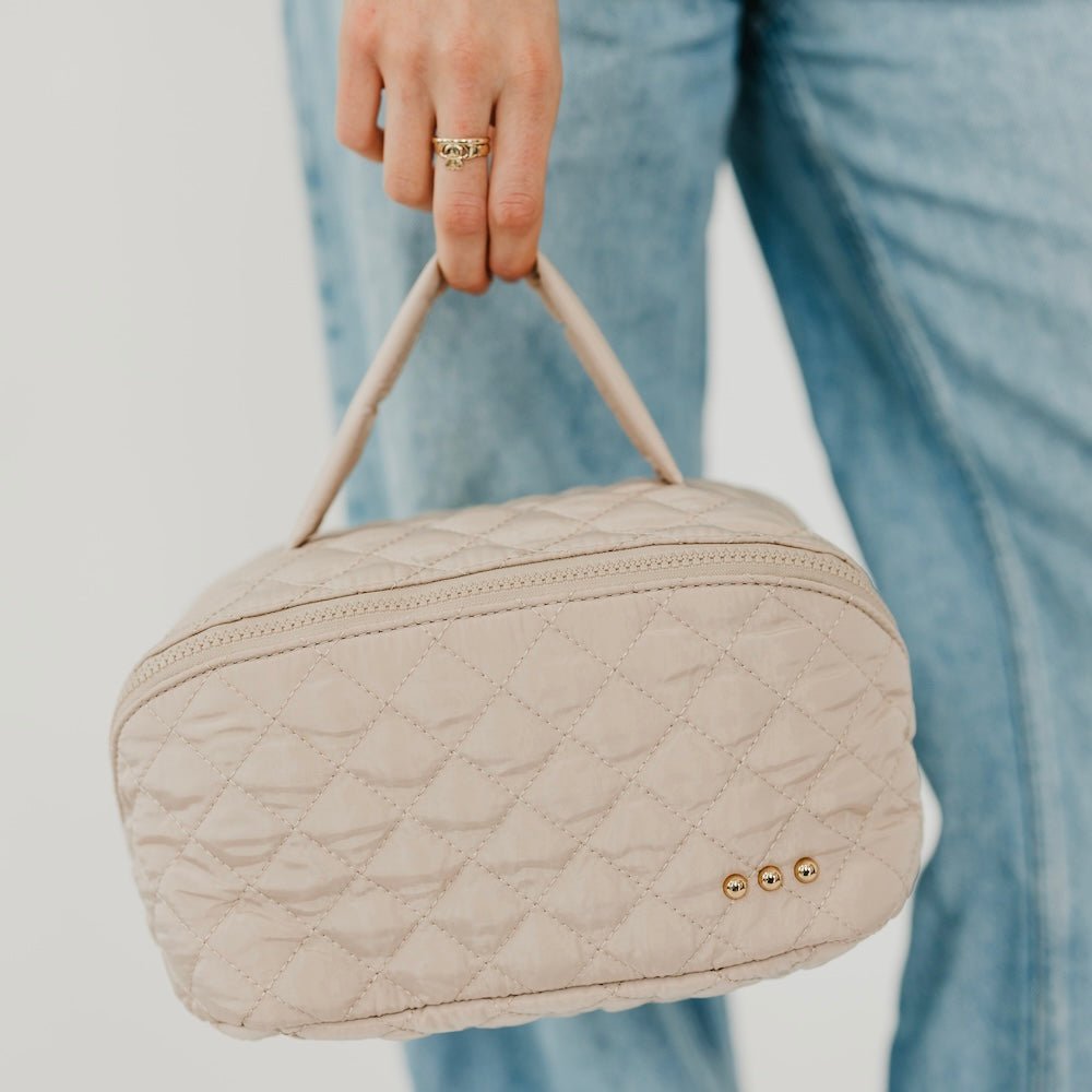 Pretty Simple Martha Quilted Cosmetics Bag