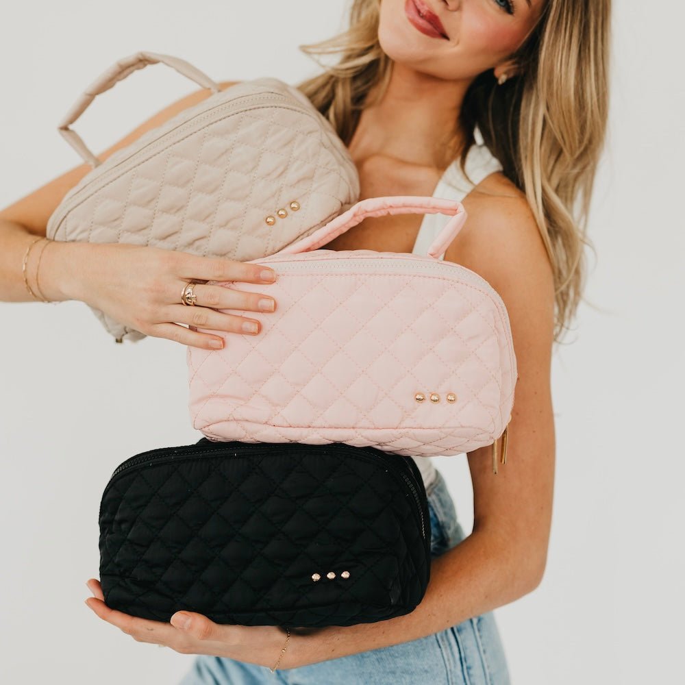 Pretty Simple Martha Quilted Cosmetics Bag