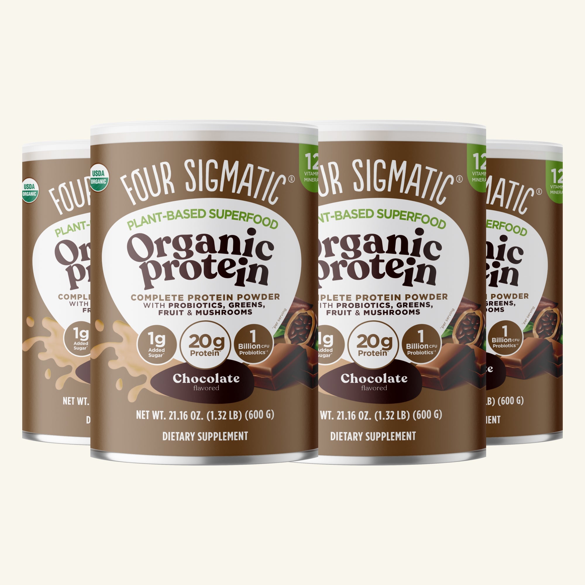 US Four Sigmatic Plant - Based Protein – Chocolate