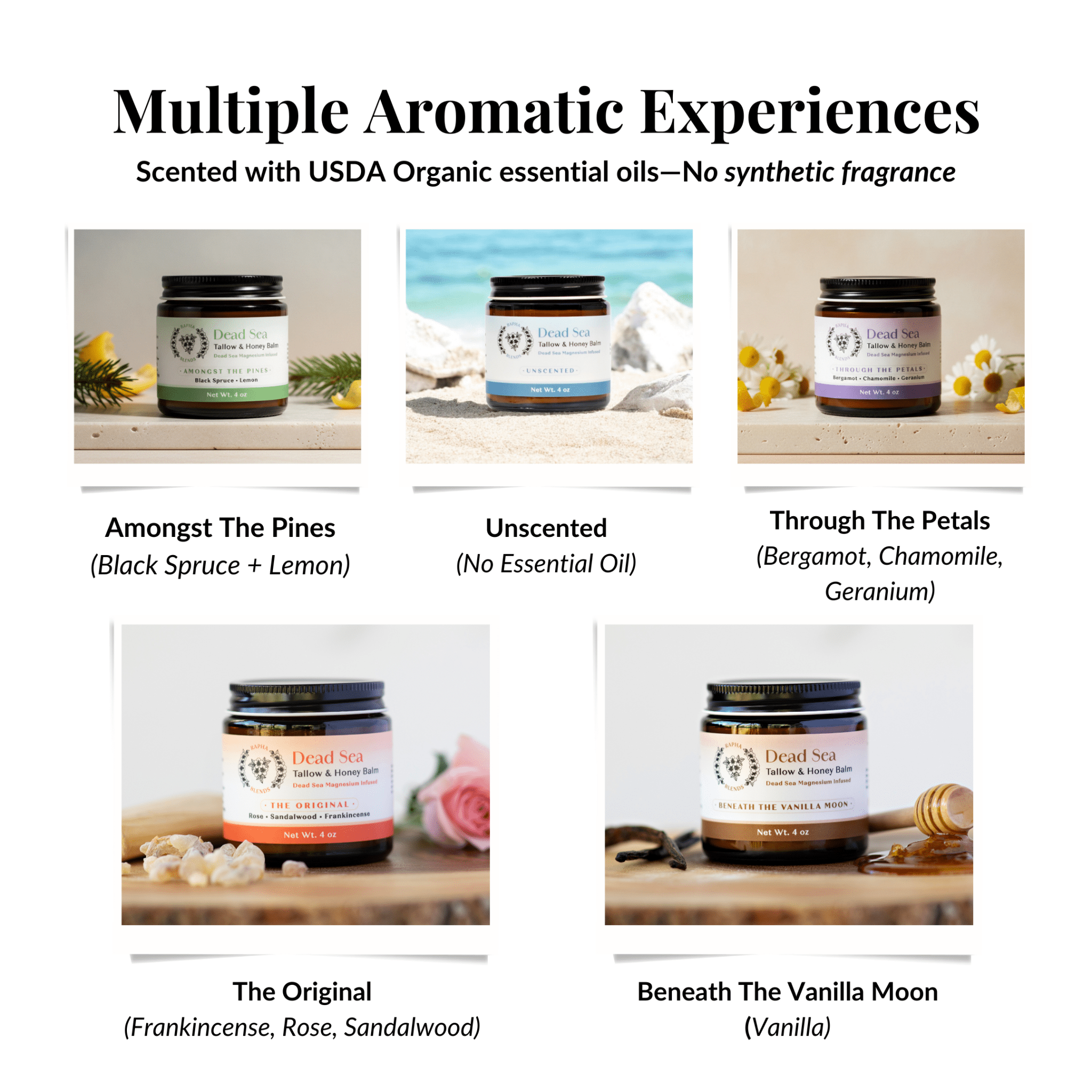 Rapha Blends Magnesium Infused Tallow & Honey Balm