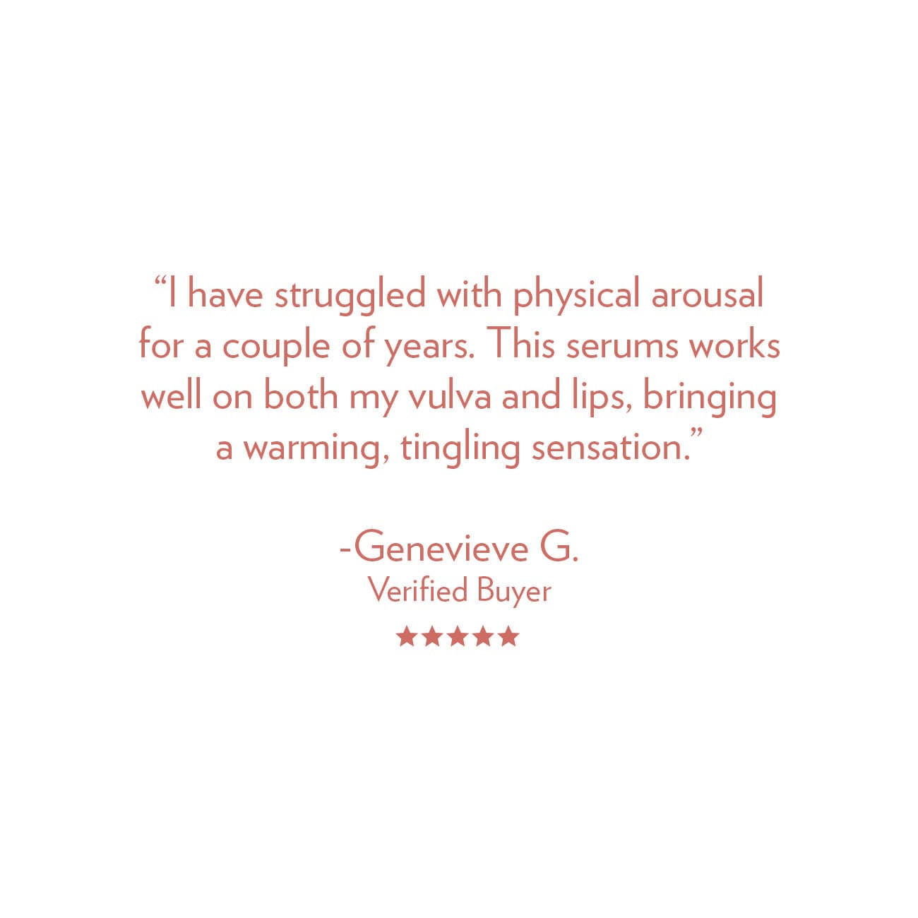 Rosebud Woman Arouse Stimulating Serum