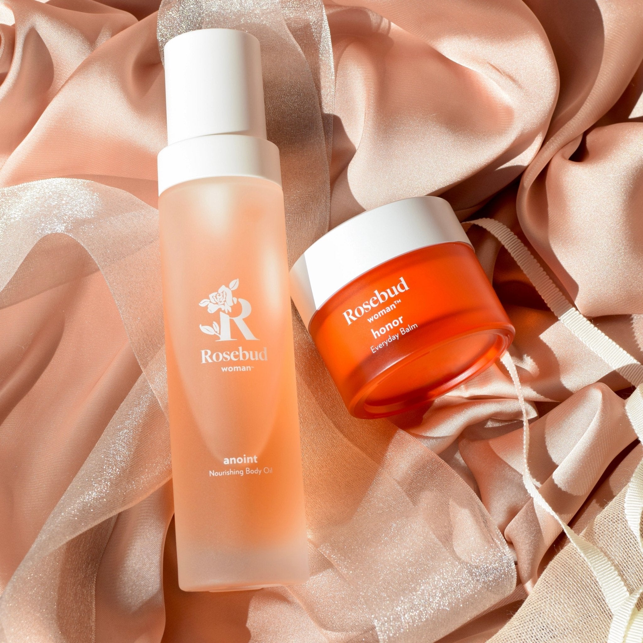 Rosebud Woman Daily Self Love Duo | Honor Everyday Balm + Anoint Nourishing Body Oil (Pre-Order)