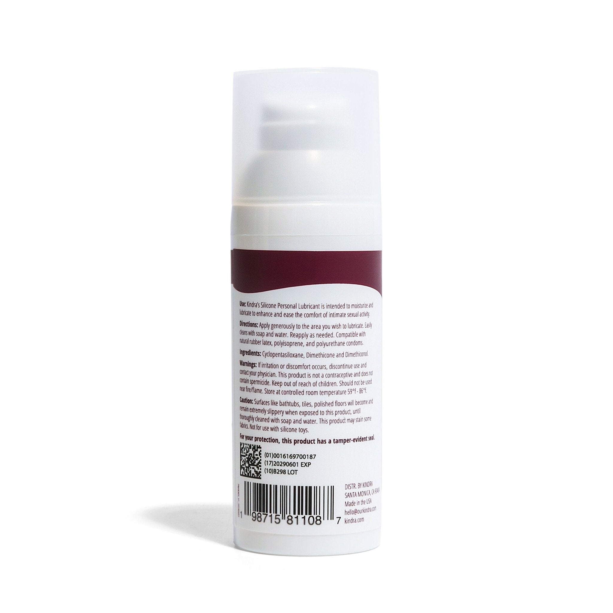 Kindra V Lube Silicone Lubricant