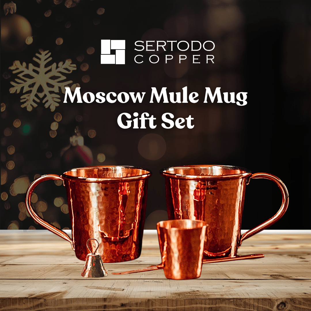 Sertodo Holiday Moscow Mule Mug Gift Set