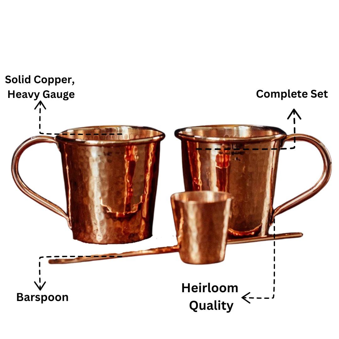 Sertodo Holiday Moscow Mule Mug Gift Set